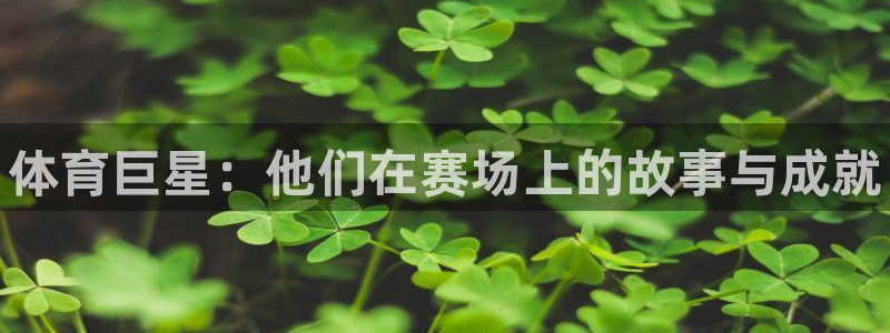 JJB竞技宝官方正版app娱乐是那个系列的台子：体育巨星：他