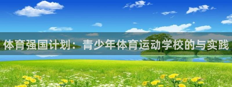 海南JJB竞技宝官网下载：体育强国计划：青少年体育运