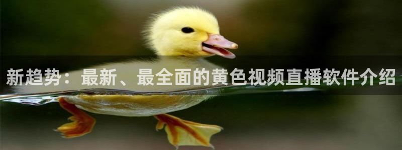乐球直播app官方入口：新趋势：最新、最全面的黄色视频直播软件介绍